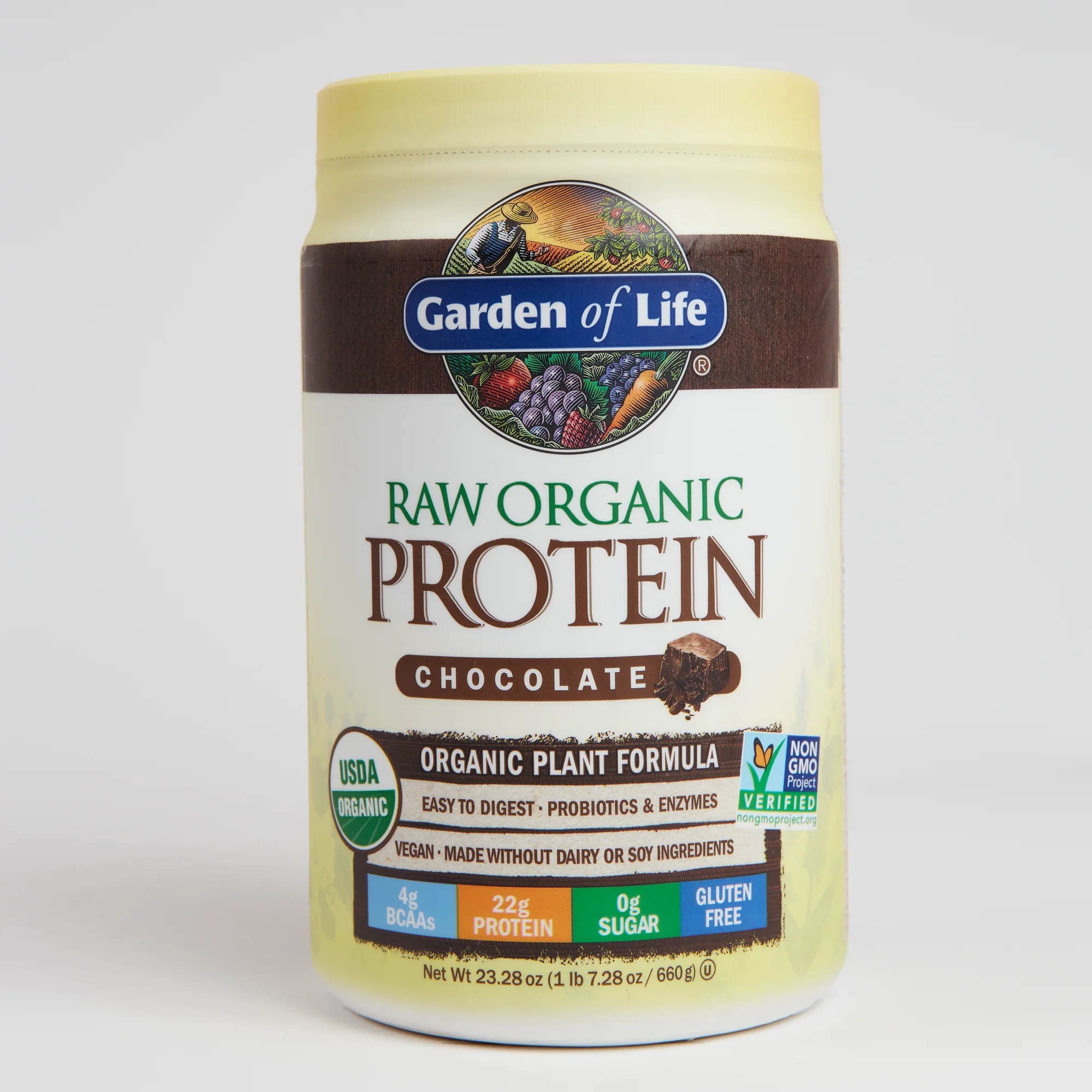 RAW Organic Protein Garden of Life čokoláda